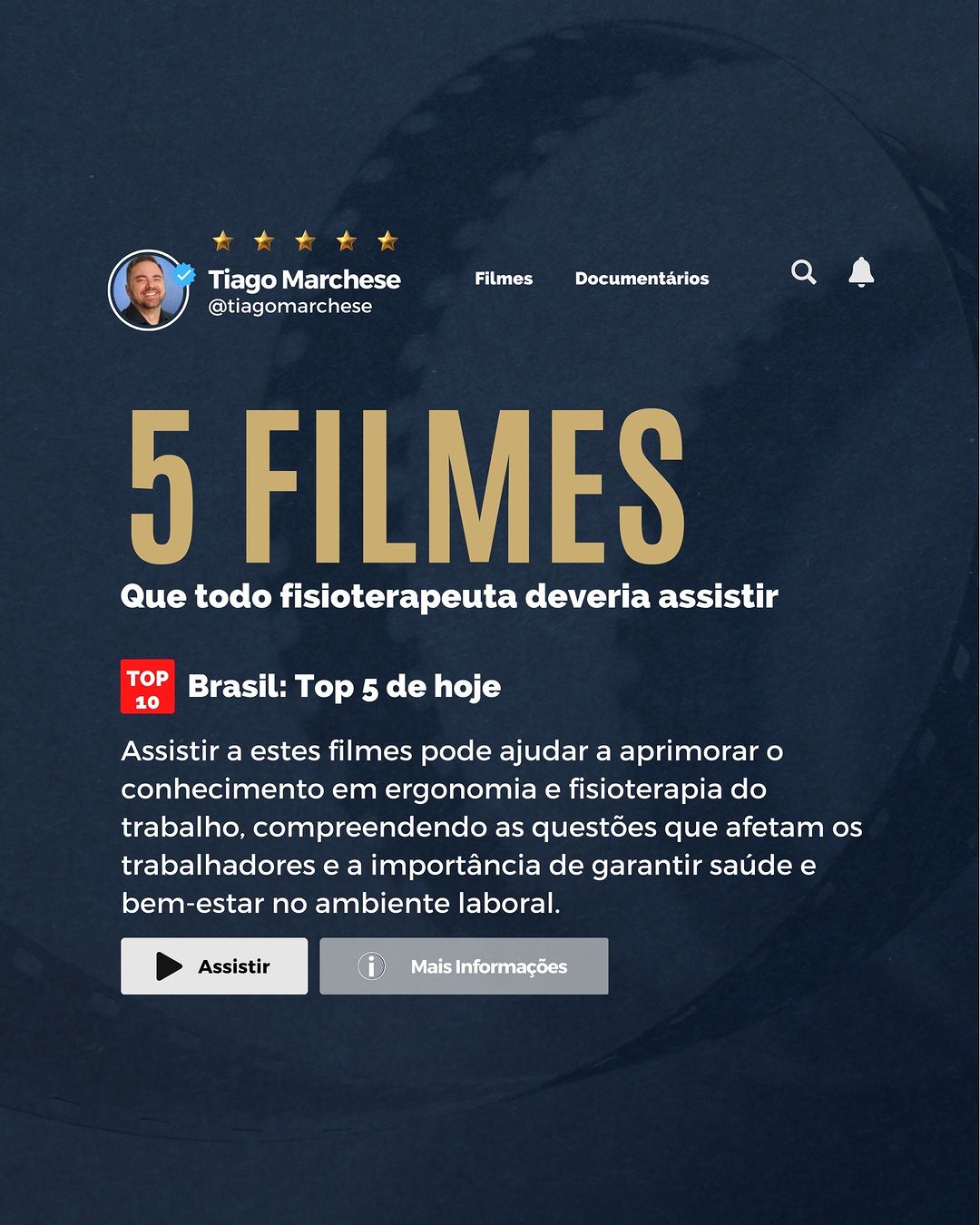 Read more about the article 5 filmes que todo Fisioterapeuta deveria assistir